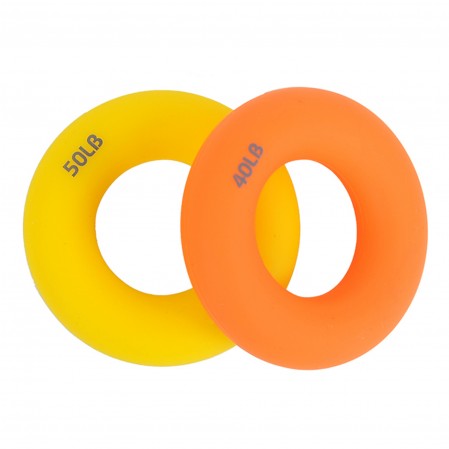 Custom Forearm and Finger Strengthener Exercise Silicone Rings Resistance Levels Pinch and Crush Ball Ring Hand Grip Ring