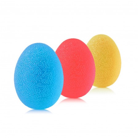 Comfortable Friendly Hand Grip Strength Trainer Stress Ball Egg Stress Ball Finger Resistance Exercise Squeezer Toys for Kids