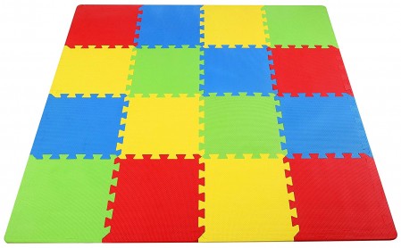 Kid’s Puzzle Exercise Play Mat with EVA Foam Interlocking Tiles