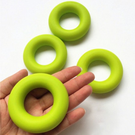 Logo service Silicone hand grip silicone rubber hand grip ring Finger Strength Training