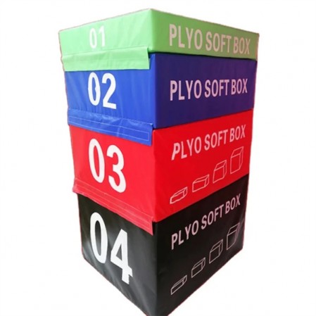 Wholesale 4-in-1 PVC foam soft Plyo Box Set for Jump Training