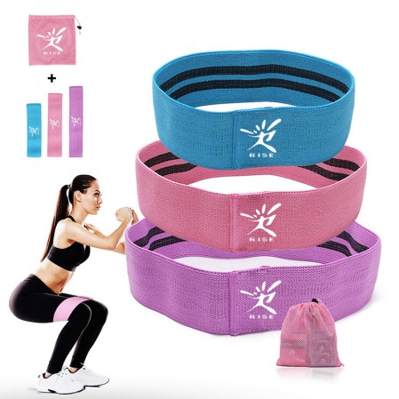 Customize body building hip band set ,glute activation,lower body booty bands