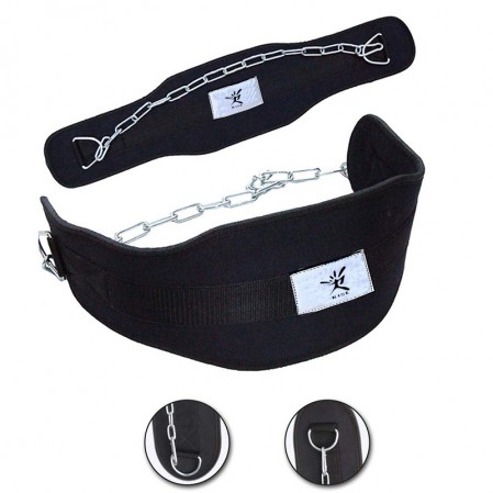 Pull-up Belt Weighted Dip Belt pull up belt weight lifting belt with Chain