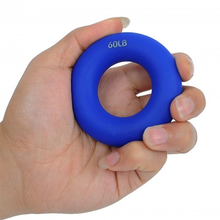 Custom Forearm and Finger Strengthener Exercise Silicone Rings Resistance Levels Pinch and Crush Ball Ring Hand Grip Ring
