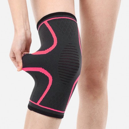 Supporto Logo ginocchio Disponibile personalizzare ginocchiera compressione manica