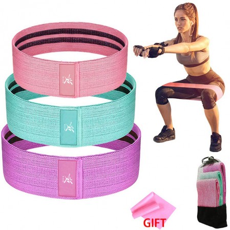 China factory OEM custom booty 13inch/15inch/17inch set of hip circle resistance band