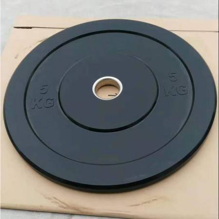 Free Weight Plate with 2 inch, Rubber Barbell Weight