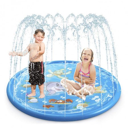 Sprinkle & Splash Play Mat Sprinkler for Kids Outdoor Water Toys Inflatable Splash Pad