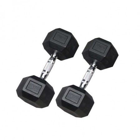 Hex Dumbbell Heavy Weights Barbell Metal Handles for Strength Training Home Gym Exercise Equipment