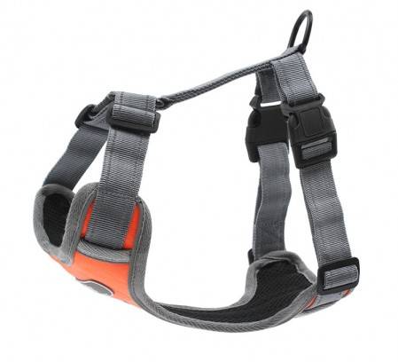Front Loading Pet Vest Harness with Handle Adjustable Dog Padded Harness Reflective Mesh