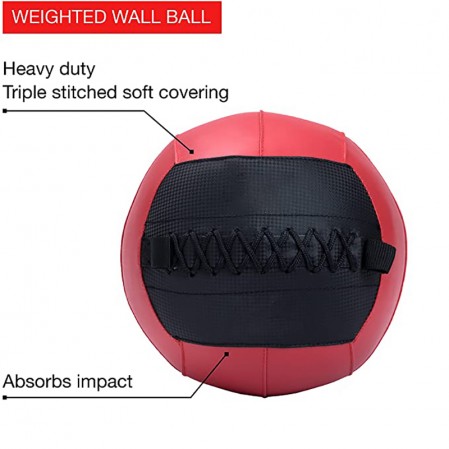 Gym Exercise Durable TPR Soft 35cm Crossfit Grip Medicine Ball For Weight Training