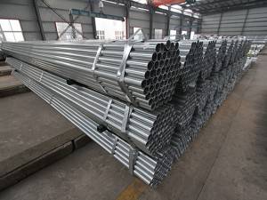Manufacture Zinc-coated Galvanized Steel Pipe water delivery pipe GI Pregalvanized round steel pipe