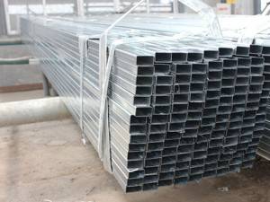 DX51D+Z60 40*80mm Agriculture farming galvanized square pipe