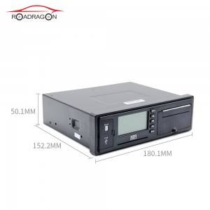Digital Tachograph with GPS driving record print report with platform G-V803