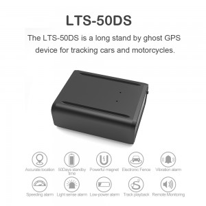 Rechargable 50 days standby truck trailer GPS tracker LTS-50DS