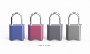 new design smart bluetooth and digital padlock