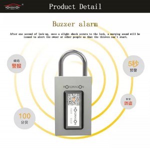 phone gps with alarm system accurate security alarm padlock