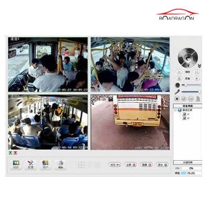 CarBusTruckVehicles Camera Recorder ilə 4ch 720p Mobile DVR Support 3G 4G WiFi GPS MDVR