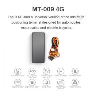 4G high cost free mobile app car motorcycle mini GPS tracker MT-009