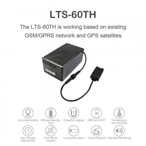 2G/4G Temperature and humidity sensor GPS tracker device with monitoring system LTS-60TH