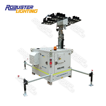 Manufacturer for Lighting Tower - RPLT-3800 AU Standard Customizable Bunded Metro Spec Hydraulic Cube Skid Rental Lighting Tower for Mine Site & Construction & Outdoor Event – Robust