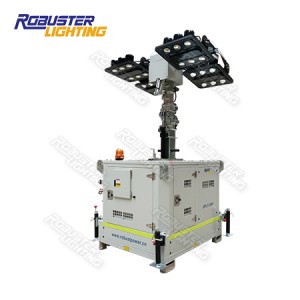 RPLT-3800 AU Standard Customizable Bunded Metro Spec Hydraulic Cube Skid Rental Lighting Tower for Mine Site & Construction & Outdoor Event