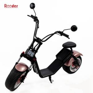 1200w electric battery powered motorcycle citycoco harley r804e with eec  front lamp rear turn brake light license plate lamp rearview mirrors kickstand and dashboard