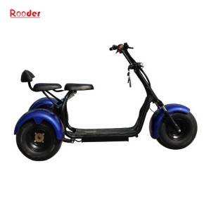 3 wheel electric scooter r804t with fat tire 60v lithium battery 1000w motor customized speed skillful colors black white red green pink yellow orange graffiti