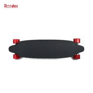 electric skateboard 4 wheel r801 with remote control 36v lithium battery black color