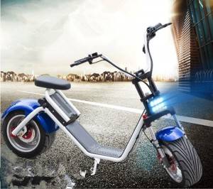 1200W elektriese battery-aangedrewe motorfiets citycoco Harley r804e met EEG voor lamp agter sy beurt rem lig kenteken lamp truspieëls ligfiets en paneelbord