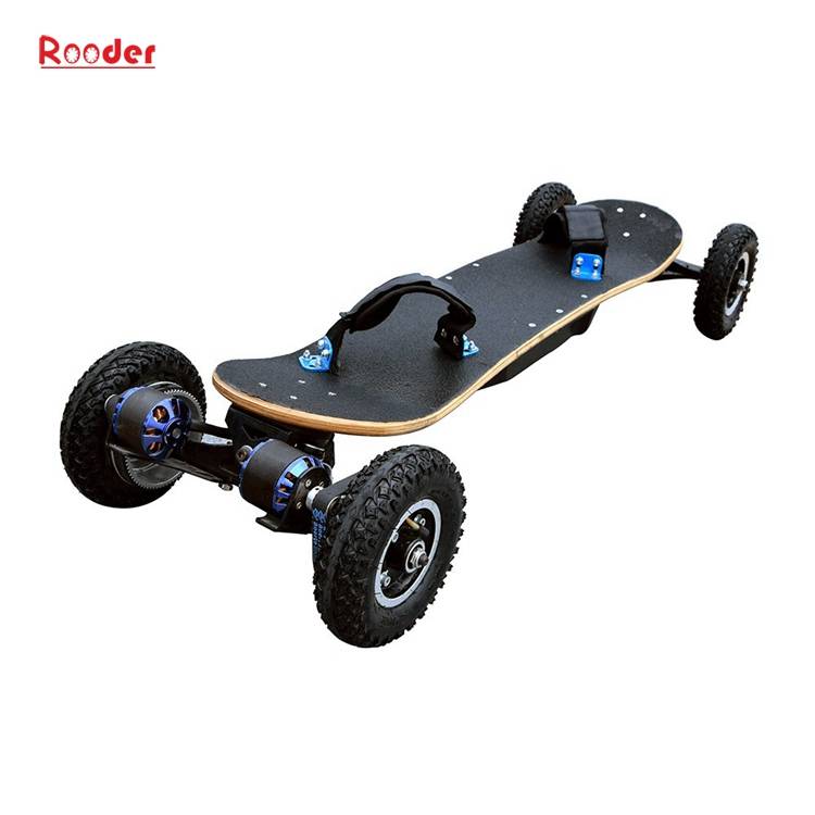 pametan ravnoteža električni skateboard r800e s četiri off road kotača dual bez četkica remena motora za odrasle Poznate slike