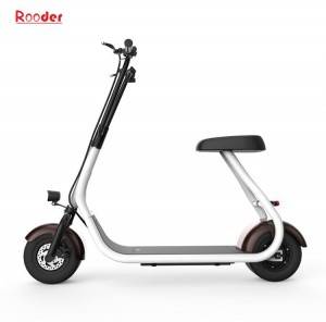 electric scooter citycoco r804m with 350 watt motor 48 volt 10 inch fat tire and lithium ion battery