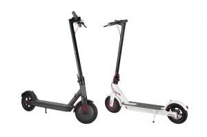 foldable electric mobility scooter r803x with two 8.5 inch wheels lithium battery front rear led light