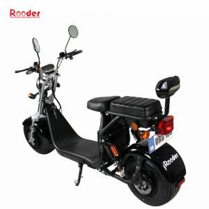 Rooder COC approval big wheel electric scooter with removable battery