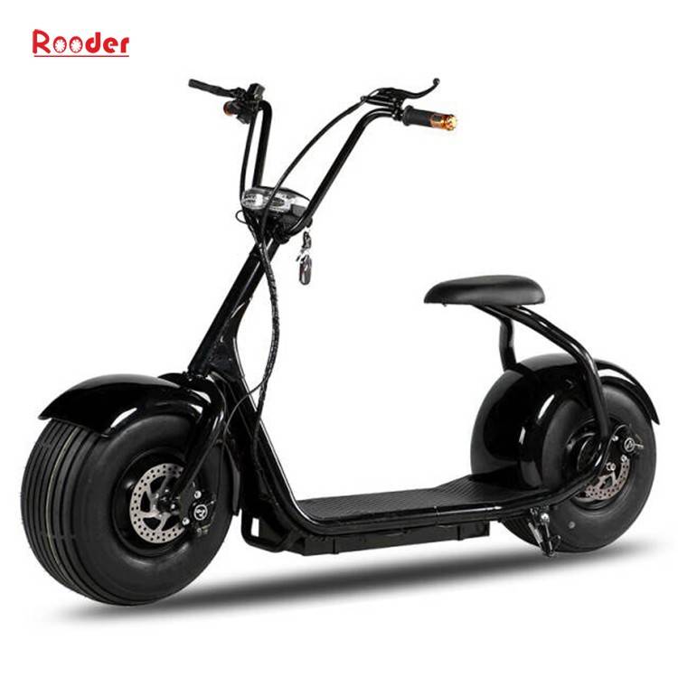 citycoco harley electric scooter r804 with CE 1000w 60v lithium battery and 2 big wheel fat tire for adult from China cheap city coco harley electric motorcycle bike Rooder factory Featured Image