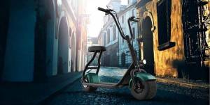 electric scooter citycoco r804m with 350 watt motor 48 volt 10 inch fat tire and lithium ion battery