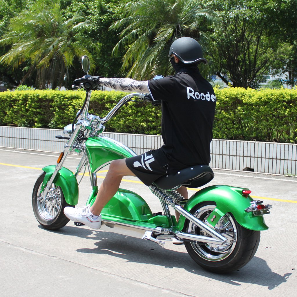 2022 special bike Rooder electric motorcycle 72v 4000w 40ah Candy Green