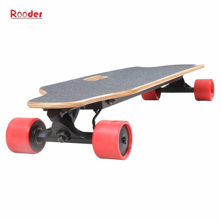 Rooder 4 wheel long board r800b electric skateboard with wireless remote control for adult