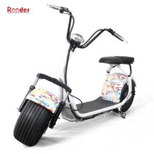 Rooder ລໍ້ໄຂມັນ harley scooter ໄຟຟ້າລົດຖີບລໍ້ໃຫຍ່ກັບ brushless motor r804 ລົດຈັກໃຫຍ່