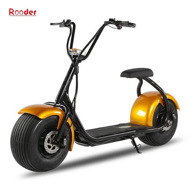 rueda de grasa Rooder Harley scooter eléctrico moto grande rueda con R804 motocicleta motor sin escobillas para adultos