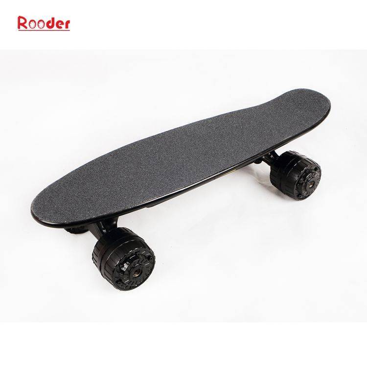 Amazon hot sell China Rooder brand four-wheel street electric skateboard r802 best off road mini cruiser skateboard with wireless bluetooth remote control Featured Image