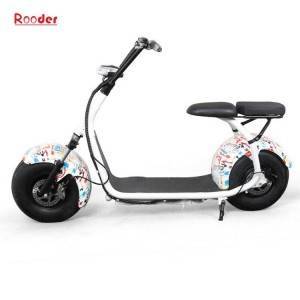 Rooder citycoco two wheel off road electric scooter harley r804 wholesale