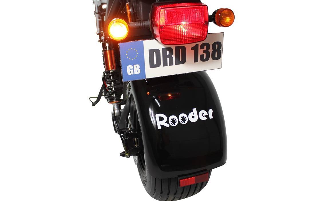 EWG citycoco elektresch Scooter Rooder r804r mat 2 Gebëss Batterie