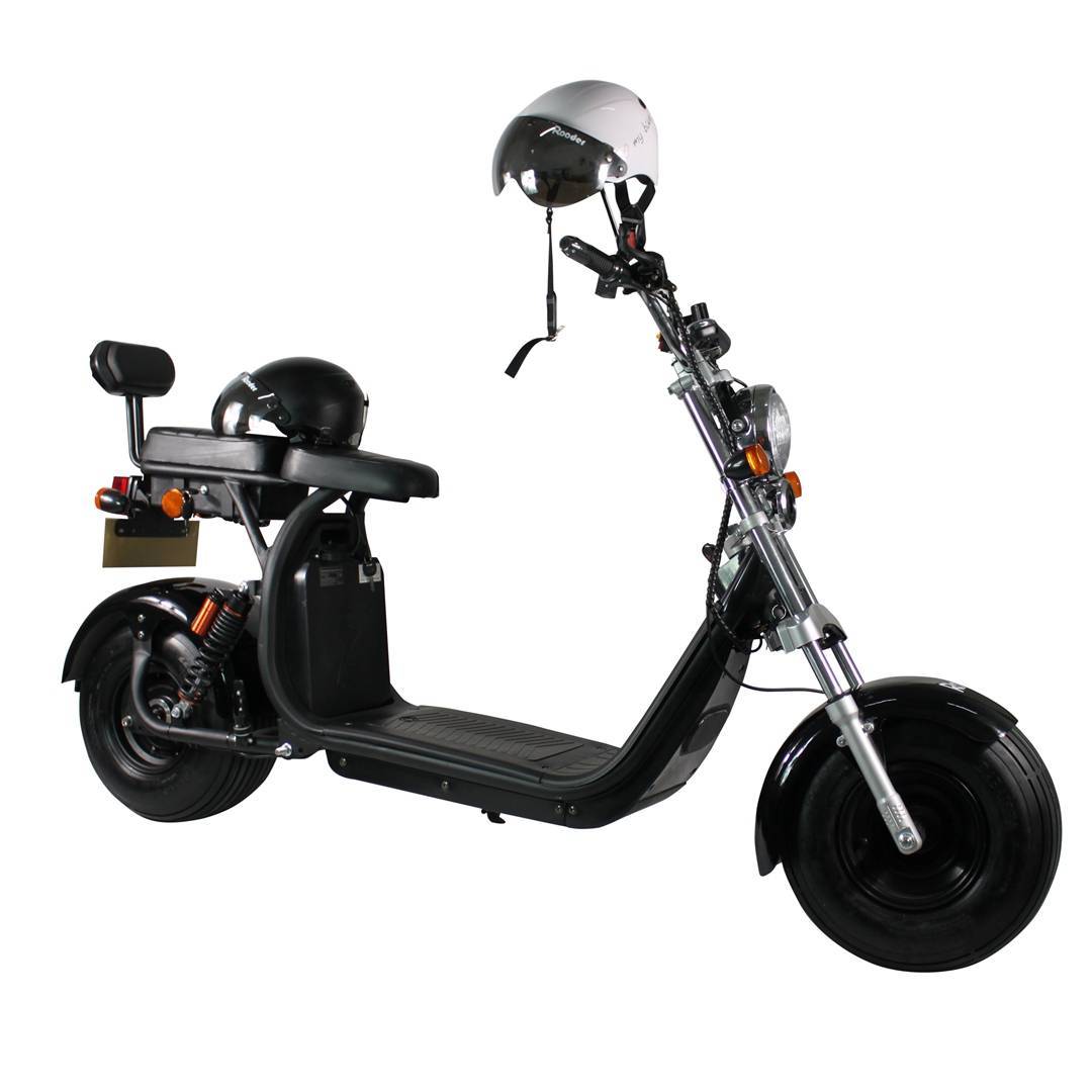 EEC citycoco electric scooter Rooder r804r with 2 removable battery