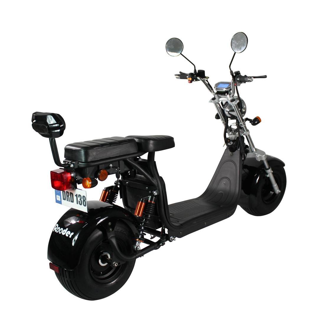 EWG citycoco elektresch Scooter Rooder r804r mat 2 Gebëss Batterie