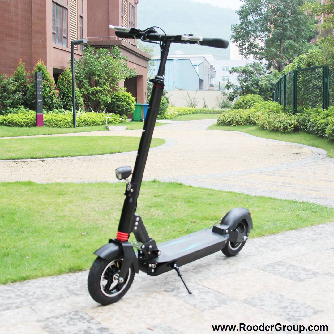 Folding Electric Scooter Rooder r803l  with 10″ Air Filled Tires 45kmh up to 40km Range