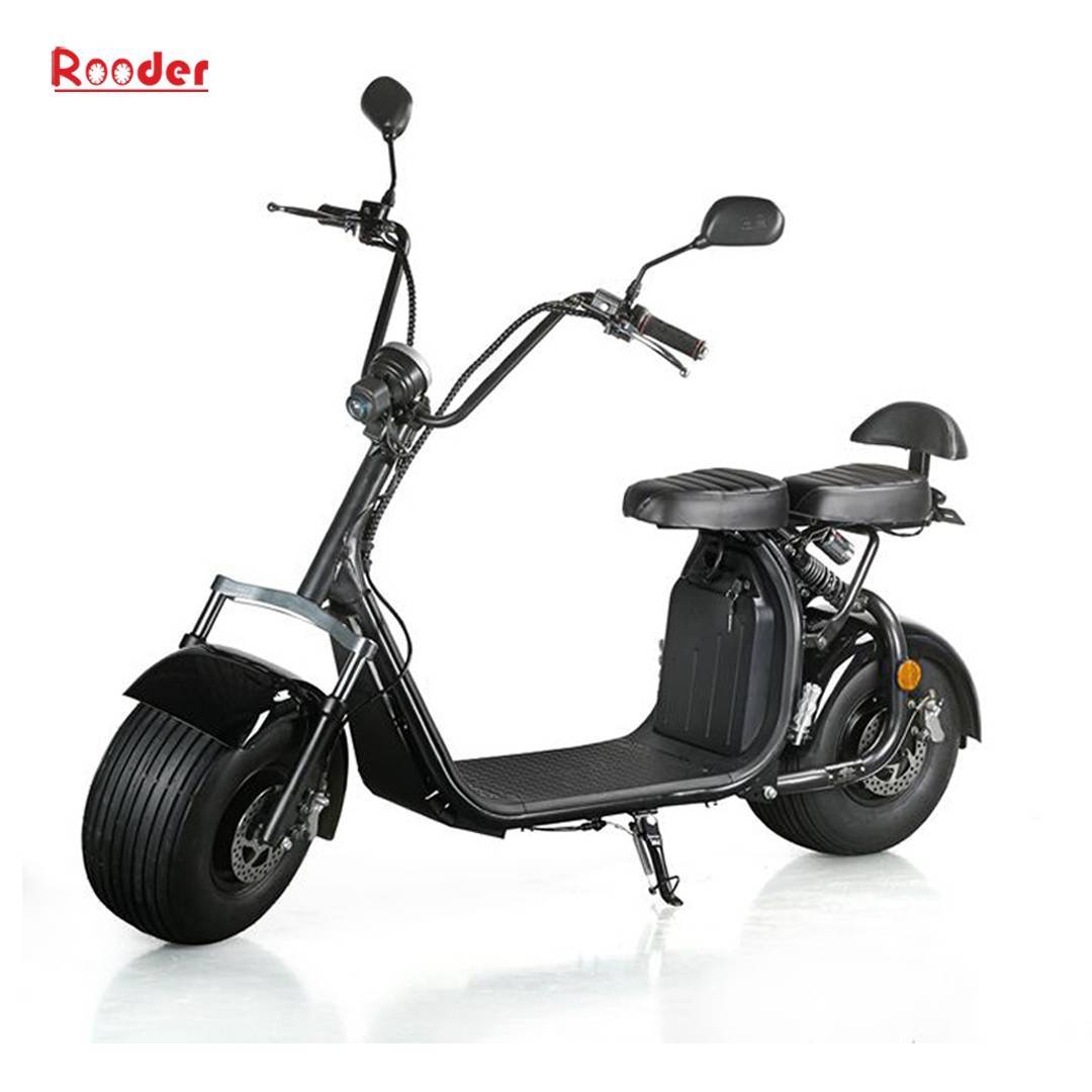 Rooder EcoRider EEC Citycoco el scooter two wheel fat tire big wheel electric scooter - China Shenzhen Rooder Technology