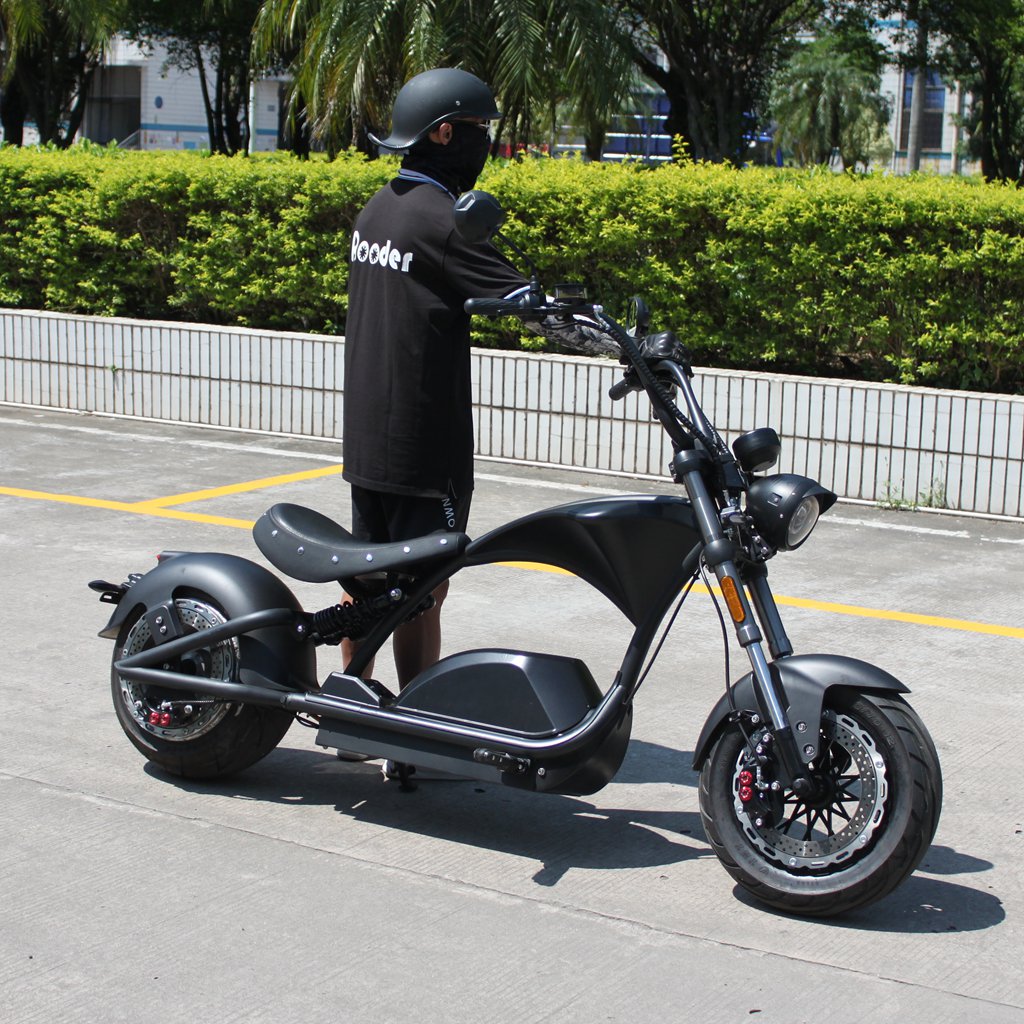 Rooder Mangosteen Sara M1ps 72v 4000w citycoco chopper electric motorcycle scooter