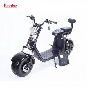 Rooder big wheel electric scooter motorcycle r804k with two pieces removable lithium batteries wholesale