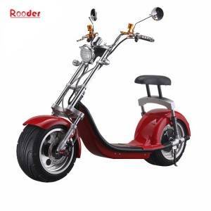 citycoco electric scooter harley r804 with front and rear shock suspension turning lights brake light from Rooder factory supplier exporter manufacturing